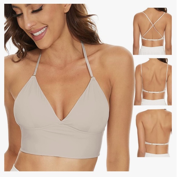 ForBaysy Other - NWT ForBaysy Nude Strappy Low Back Bra